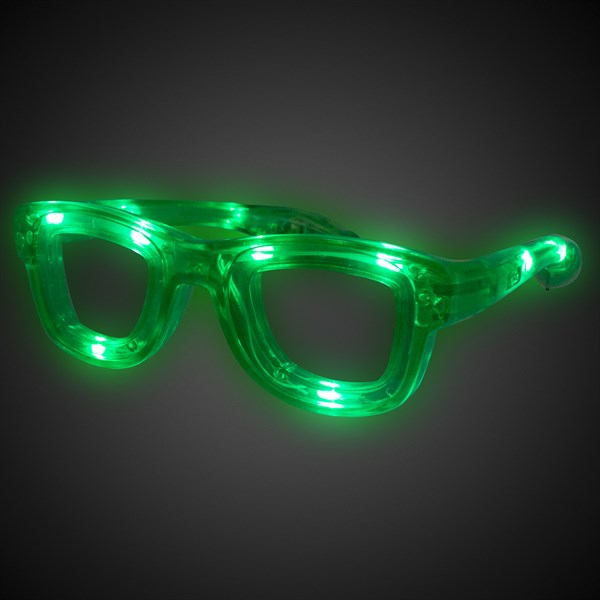 Green LED Retro Sunglasses