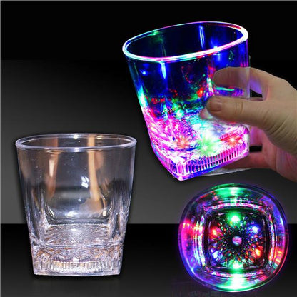 LED Square Bottom 10 oz. Rocks Glass