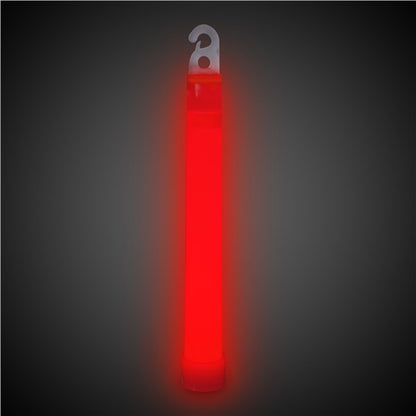 6" Red Glow Stick (12 Per pack)