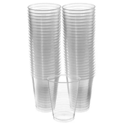 Clear Plastic Cups, 16oz, 50ct