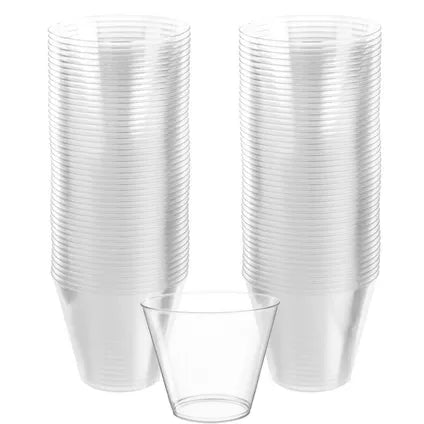 Clear Plastic Cups, 9oz, 72ct