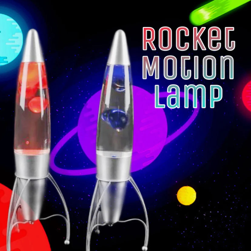 Retro Rocket Motion Lamp