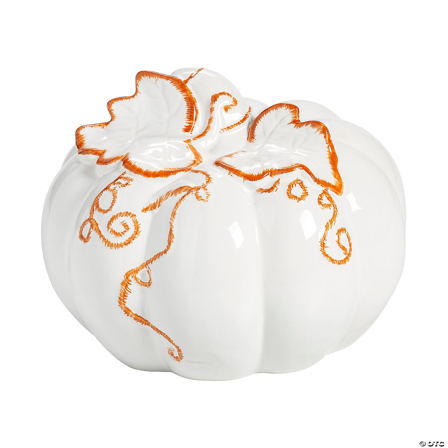 Ceramic White Pumpkin