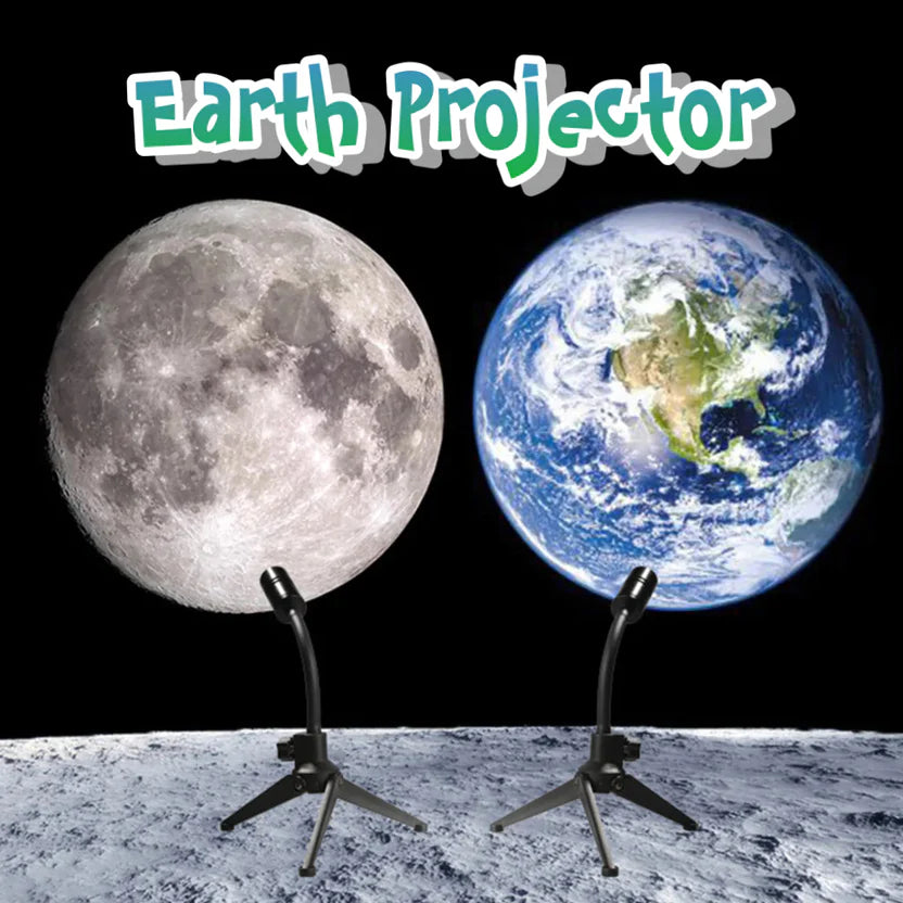 Earth & Moon Projector