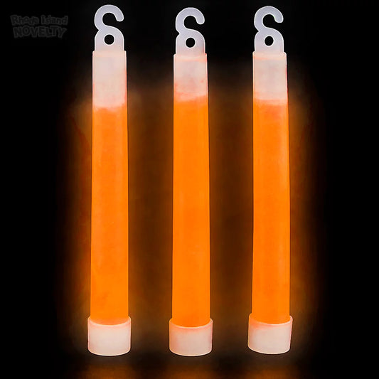 6" Orange Glow Stick (12 Per pack)