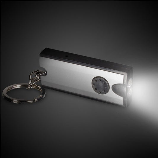 LED Silver Keychain