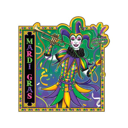 Mardi Gras Jumbo Cutouts (6 per pack)