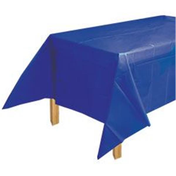 Royal Blue Plastic Table Cover