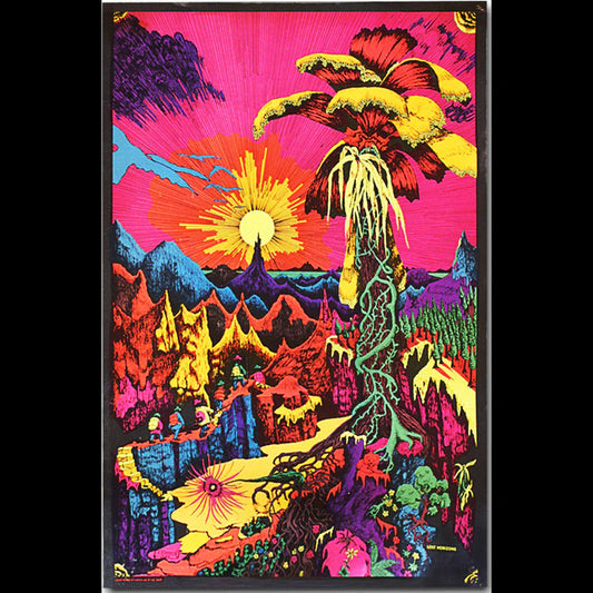 Lost Horizon Blacklight Poster