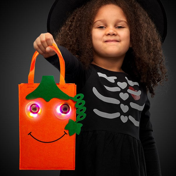 LED Trick or Treat Pumpkin Bag