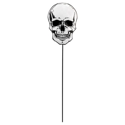 Skull Metal Yard Sign