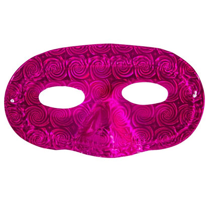 Colorful Metallic Half Masks (12 Per pack)