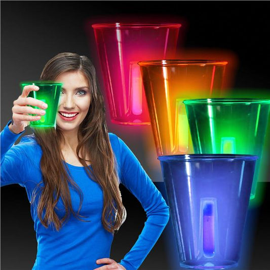 Neon Glow 12 oz. Cups (4 Per pack)