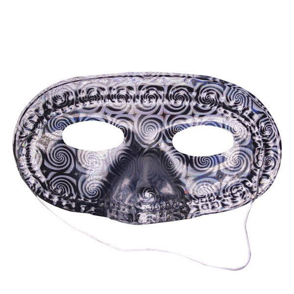 Colorful Metallic Half Masks (12 Per pack)