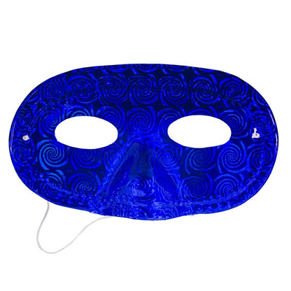 Colorful Metallic Half Masks (12 Per pack)