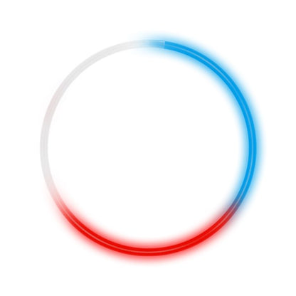 Patriotic Red, White and Blue 22" Glow Necklaces (50 Per pack)