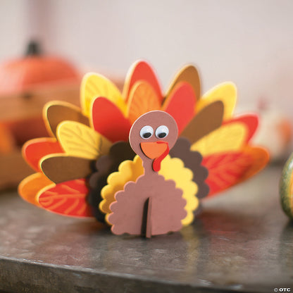 Standing Turkey Craft Kit - Makes 12