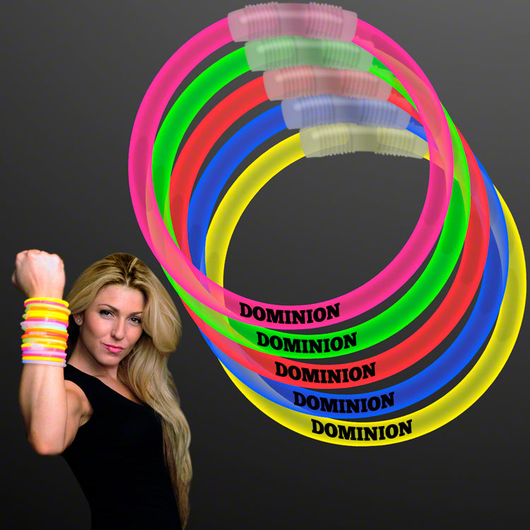 8 inch Assorted Color Glow Bracelets