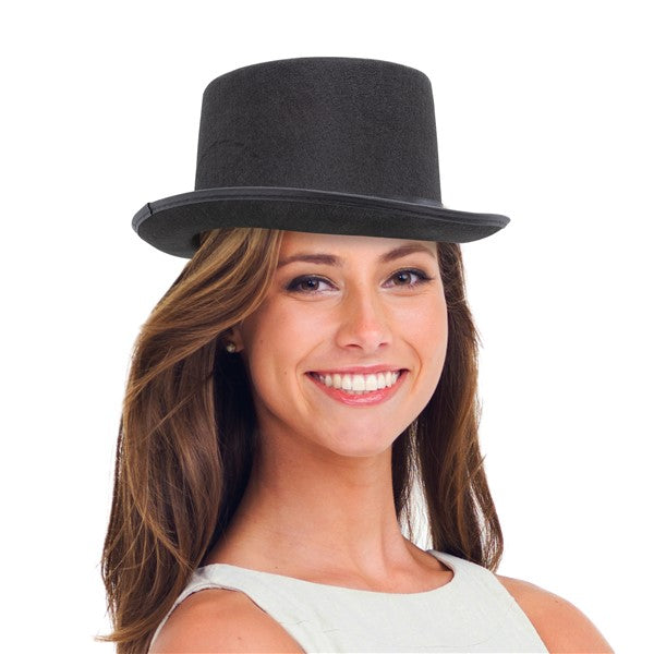 Black Felt Top Hat