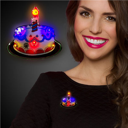 LED Birthday Cake Blinkies (12 Per pack)