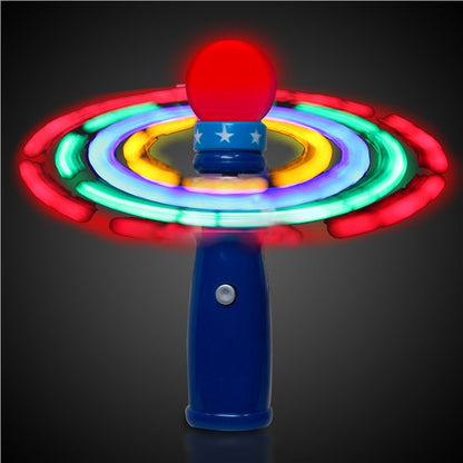 Blue LED Galaxy Spinner