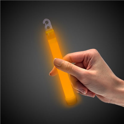 Orange 6" Premium Glow Sticks (25 Per pack)