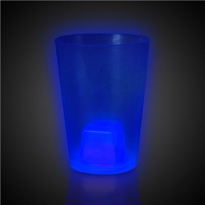 Blue Glow Cube Cup