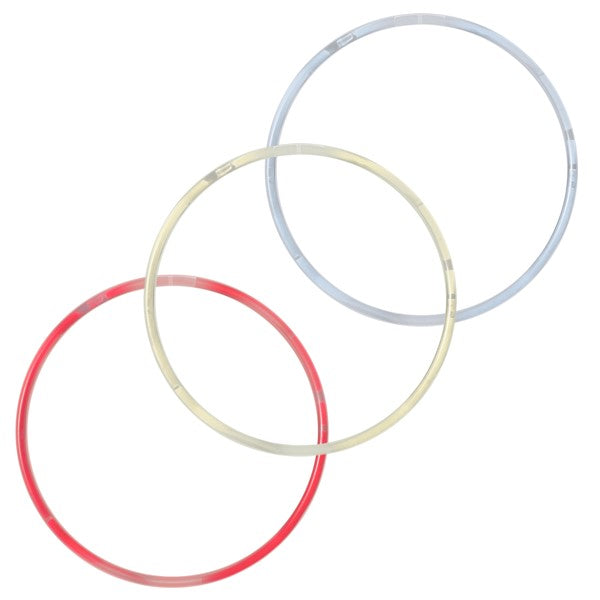 Assorted Red, White & Blue 22" Glow Necklaces(50 Per pack)