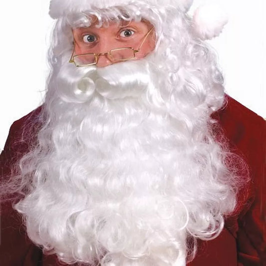 Santa Wig & Beard Set Deluxe