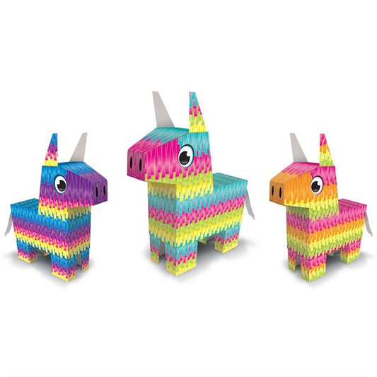 Fiesta Piñata Centerpieces (3 Per pack)