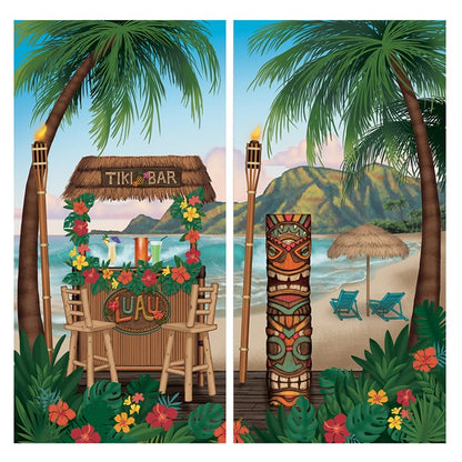 Vintage Tiki Scene Setter (2 Per pack)