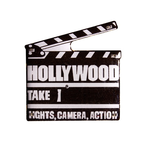 LED Hollywood Clapboard Blinkies (12 Per pack)