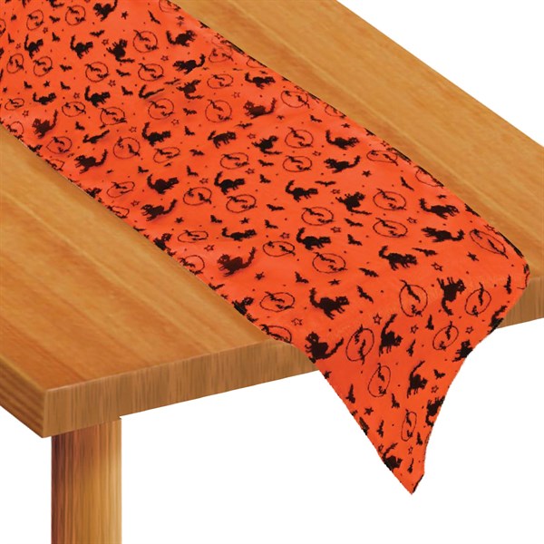 Bats & Cats Fabric Table Runner