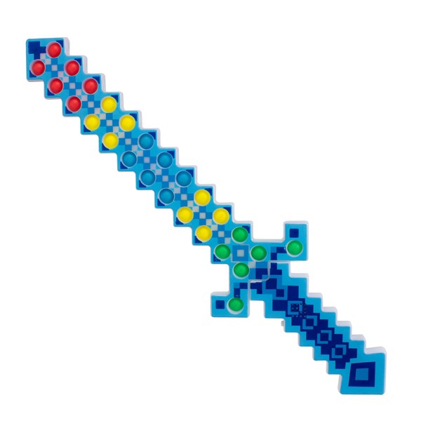 LED Blue Pop It Pixel Sword