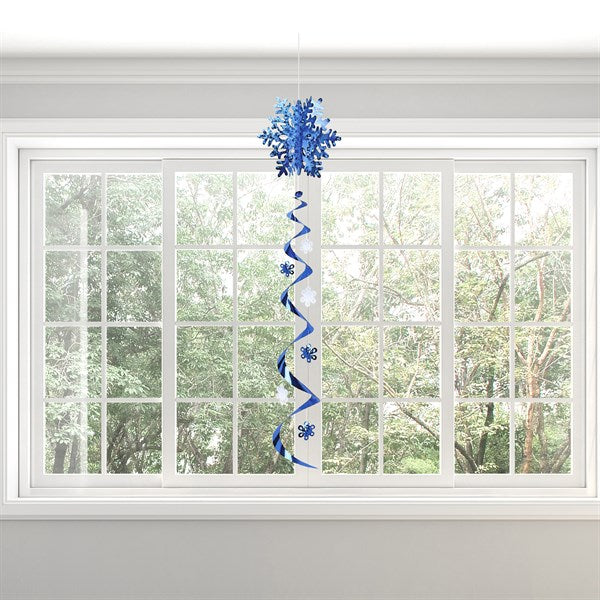 Snowflake Hanging Swirls