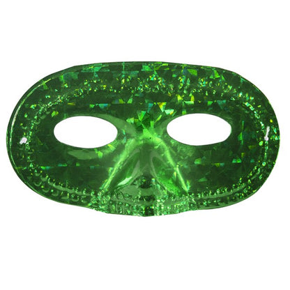 Colorful Metallic Half Masks (12 Per pack)