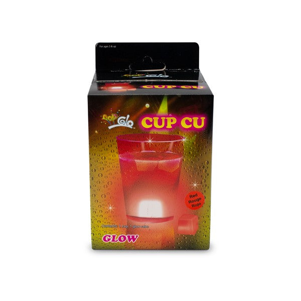 Red Glow Cube Cup