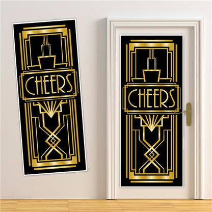 Roaring 20's Art Deco Door Cover