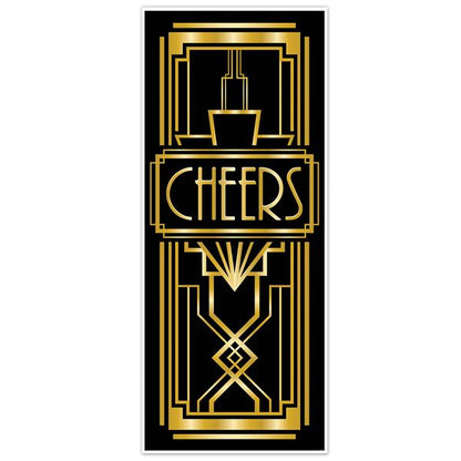 Roaring 20's Art Deco Door Cover