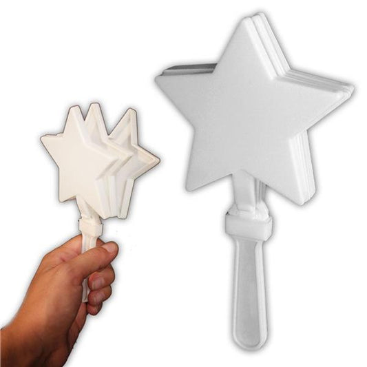 White Star Hand Clappers (12 Per pack)