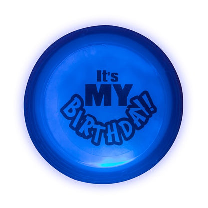 Blue It's My Birthday Glow Badge