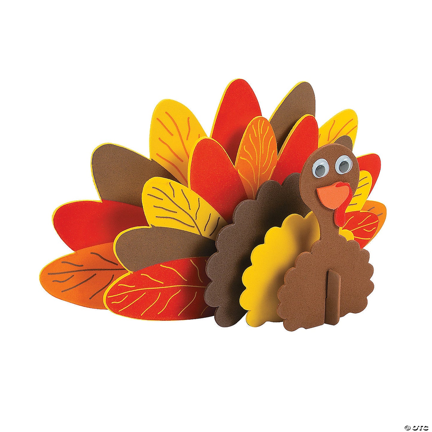 Standing Turkey Craft Kit - Makes 12