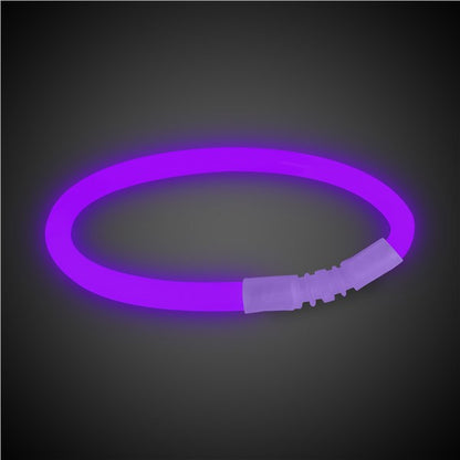 Purple 8" Glow Bracelets (50 Per pack)