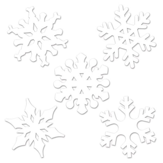 Snowflake Mini Cutouts (10 Per pack)