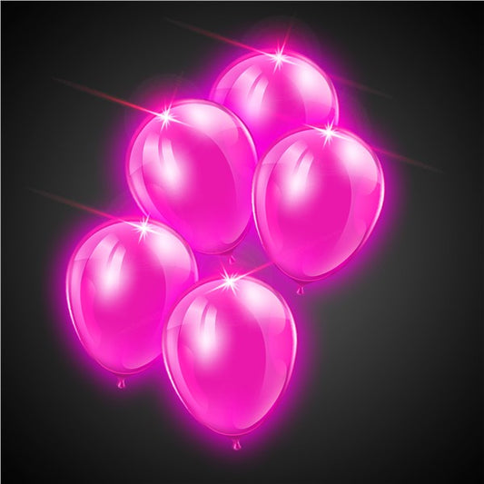 Pink LED Balloons