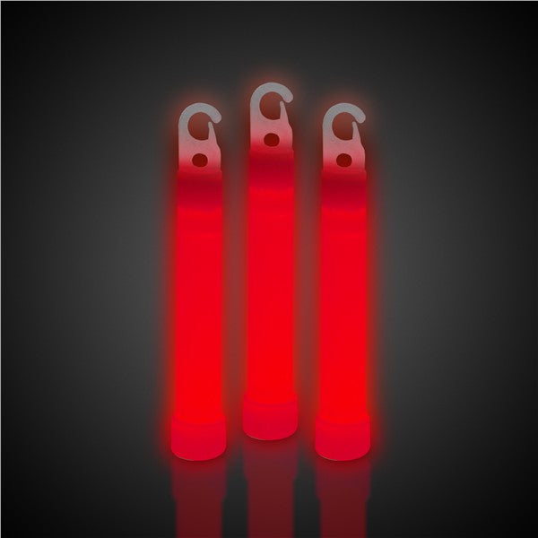 4" Red Glow Stick (12 Per pack)