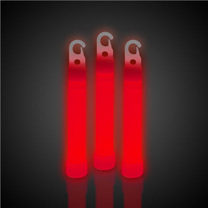 4" Red Glow Stick (12 Per pack)