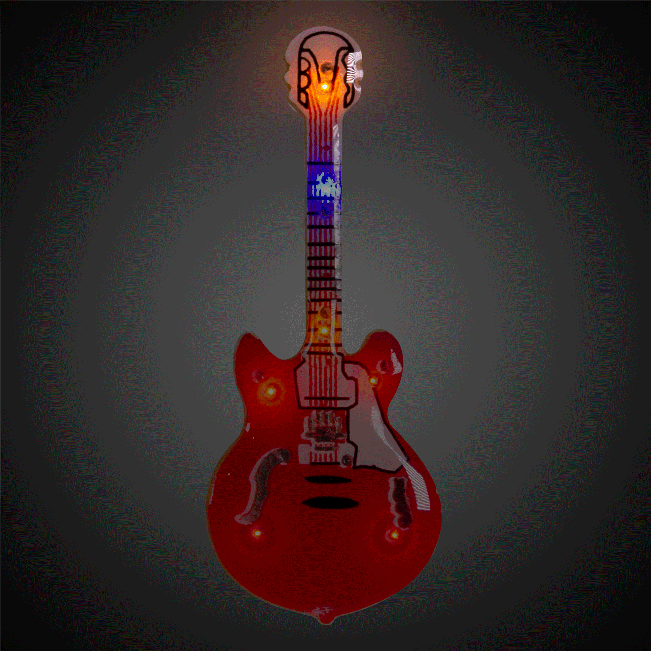 LED Guitar Blinkies (12 Per pack)