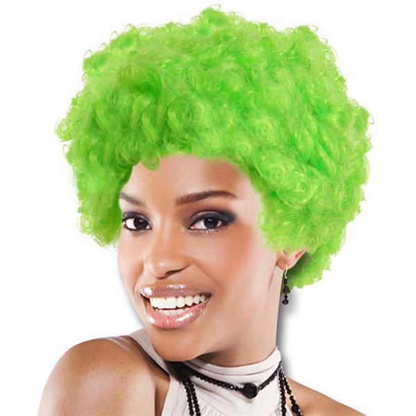 Green Afro Wig