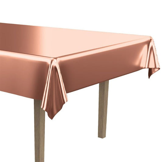 Rose Gold Metallic Table Cover